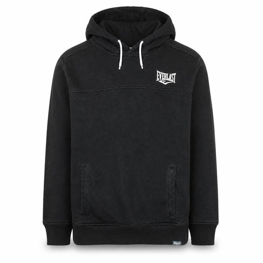 Everlast Men's Black Pullover Hoodie M Sports Fleece Sweatshirt