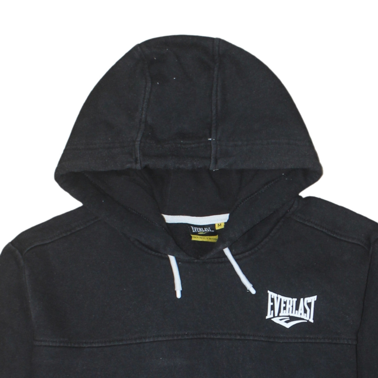 Everlast Men's Black Pullover Hoodie M Sports Fleece Sweatshirt