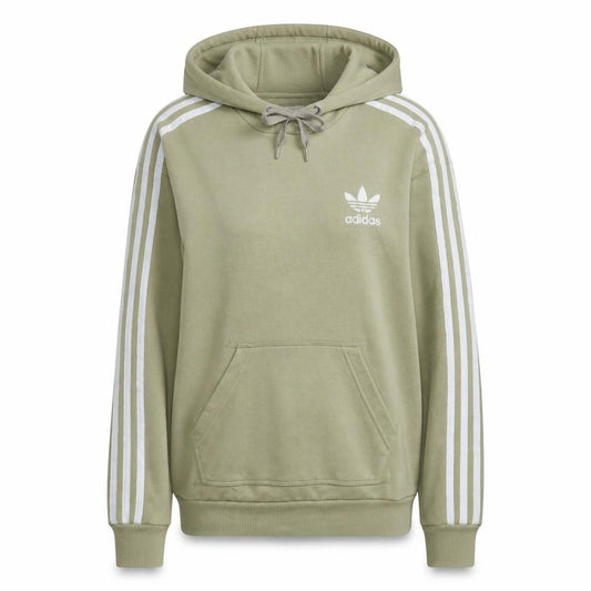 Adidas Women Beige Hoodie Size 12 Pullover Hooded Sweatshirt