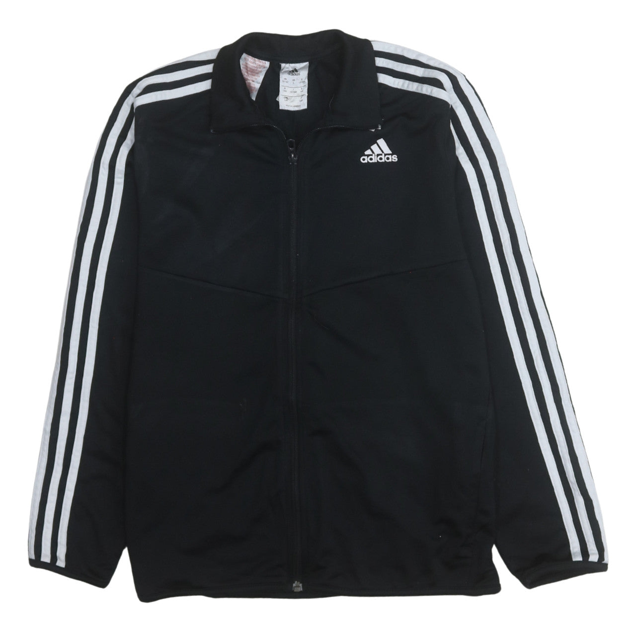 Adidas Boys Black Full Zip Sweatshirt 13-14 Years Sports Training Top