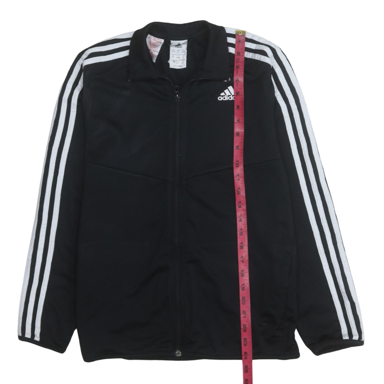 Adidas Boys Black Full Zip Sweatshirt 13-14 Years Sports Training Top
