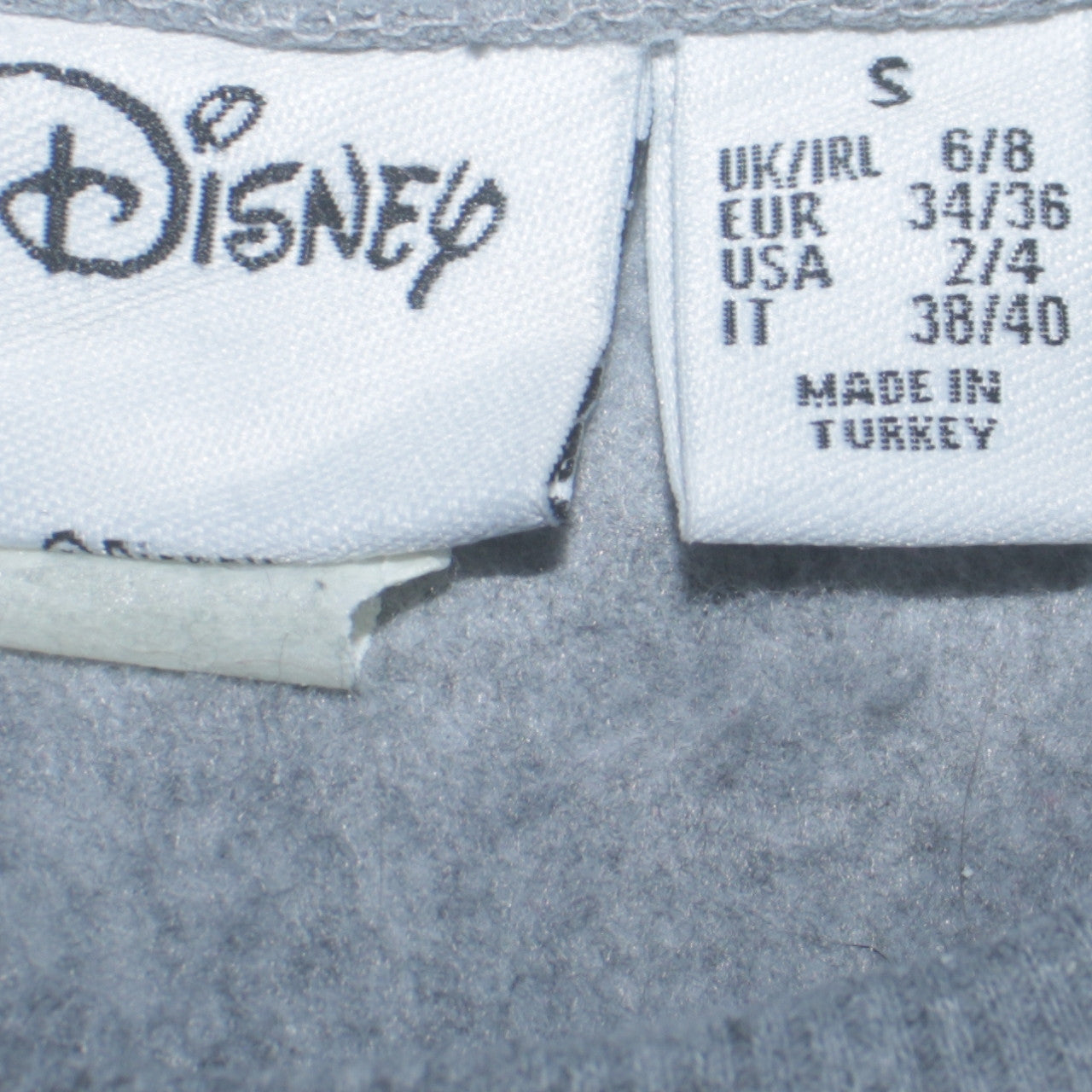 Disney Women’s Grey Beauty and the Beast Floral Sweatshirt Small