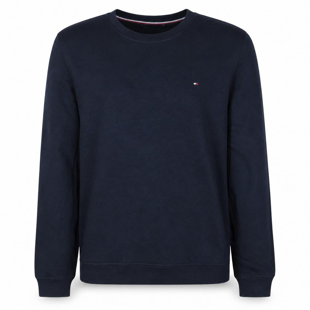 Tommy Hilfiger Men's Blue XL Crew Neck Cotton Sweatshirt