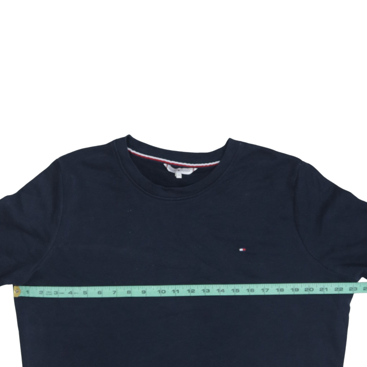 Tommy Hilfiger Men's Blue XL Crew Neck Cotton Sweatshirt