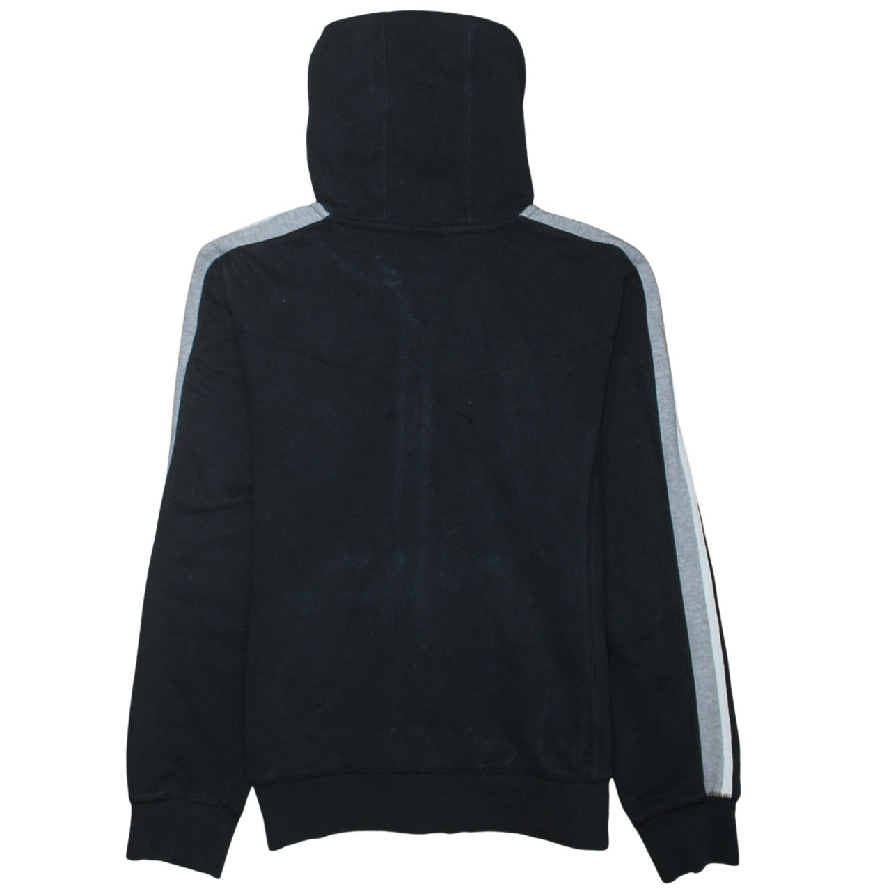 Nike Women's Black Full Zip Hoodie Size L Cotton Blend Sportswear