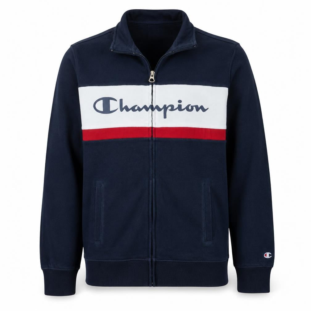 Champion Boys Blue Full Zip Colourblock Sweatshirt 15-16 Years