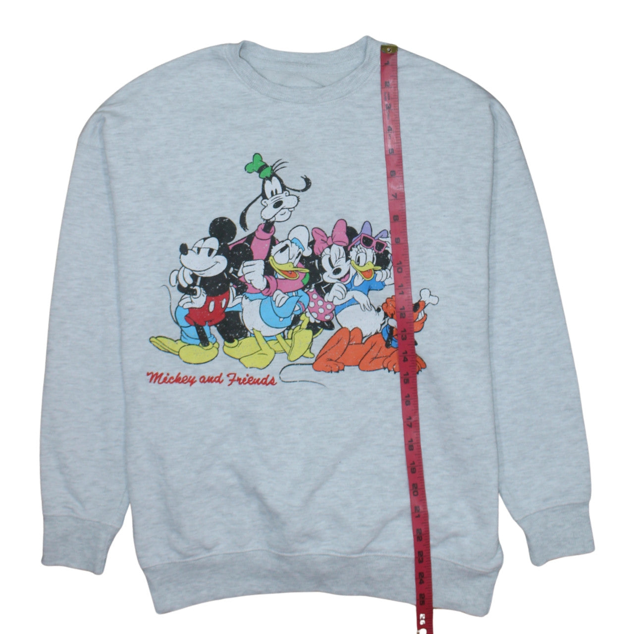 Primark Disney 100 Women’s Grey Pullover Sweatshirt XS Mickey & Friends Print