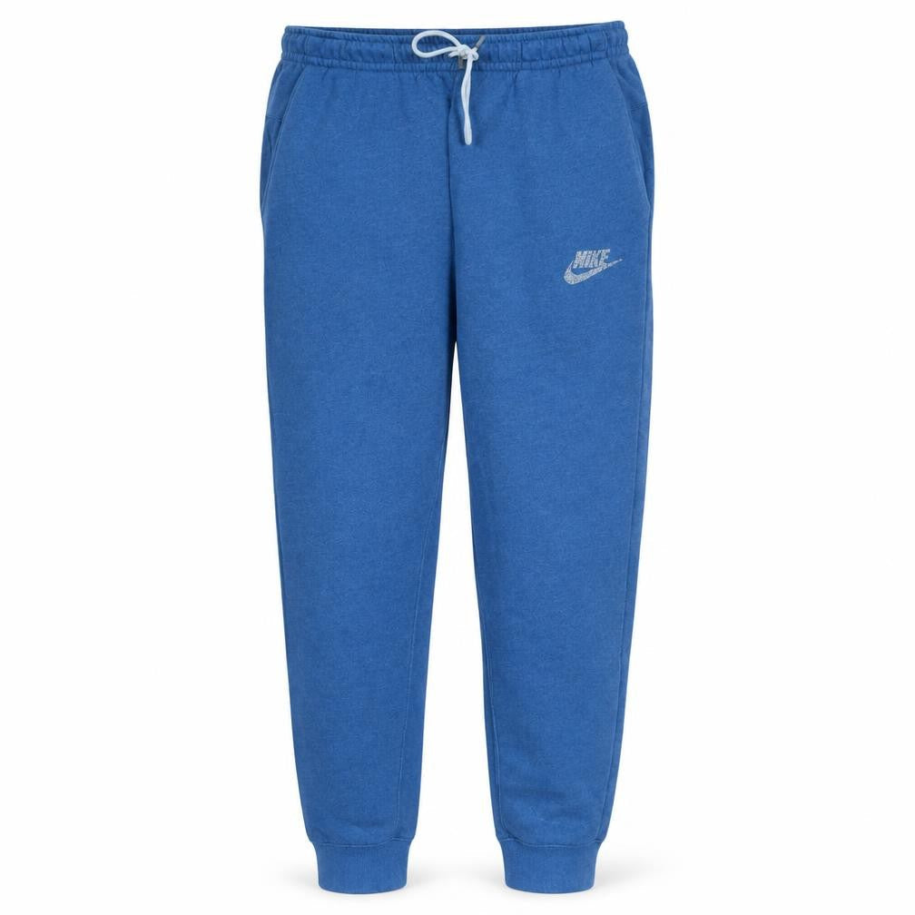 Nike Men's Blue Jogger Trousers L Regular Fit Fleece