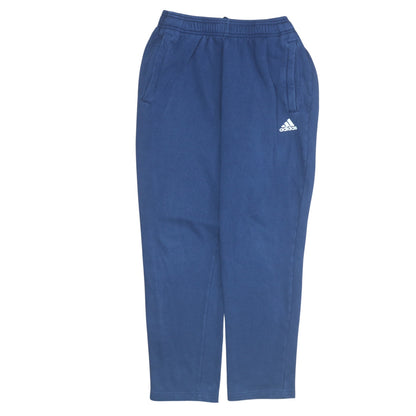 Additional front view of Adidas Men's Blue Regular Fit Fleece Sweatpants L