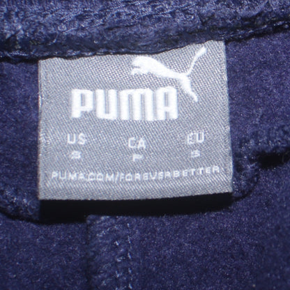 Additional view of Puma Men's Blue Cotton Blend Sweatpants, size S, Regular Fit
