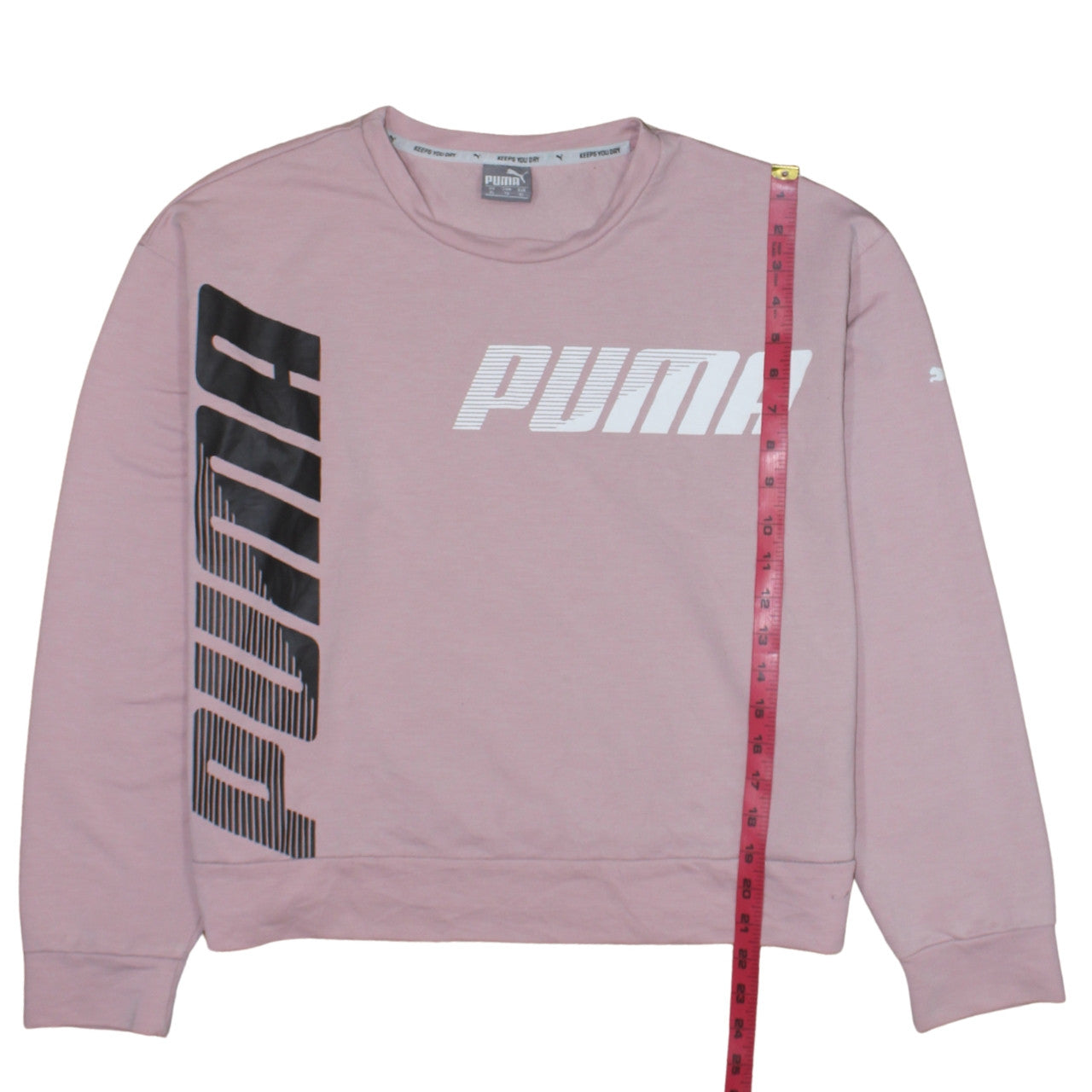 Puma Women's Pink XL Crew Neck Pullover Sweatshirt