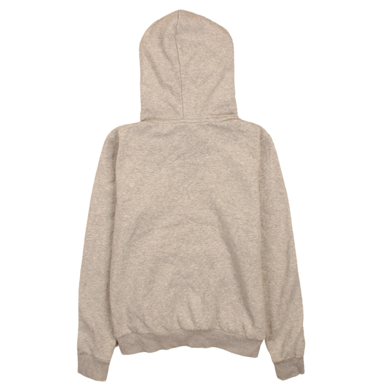 PUMA Womens Grey Pullover Hoodie UK 12 Logo Print Casual Sweatshirt