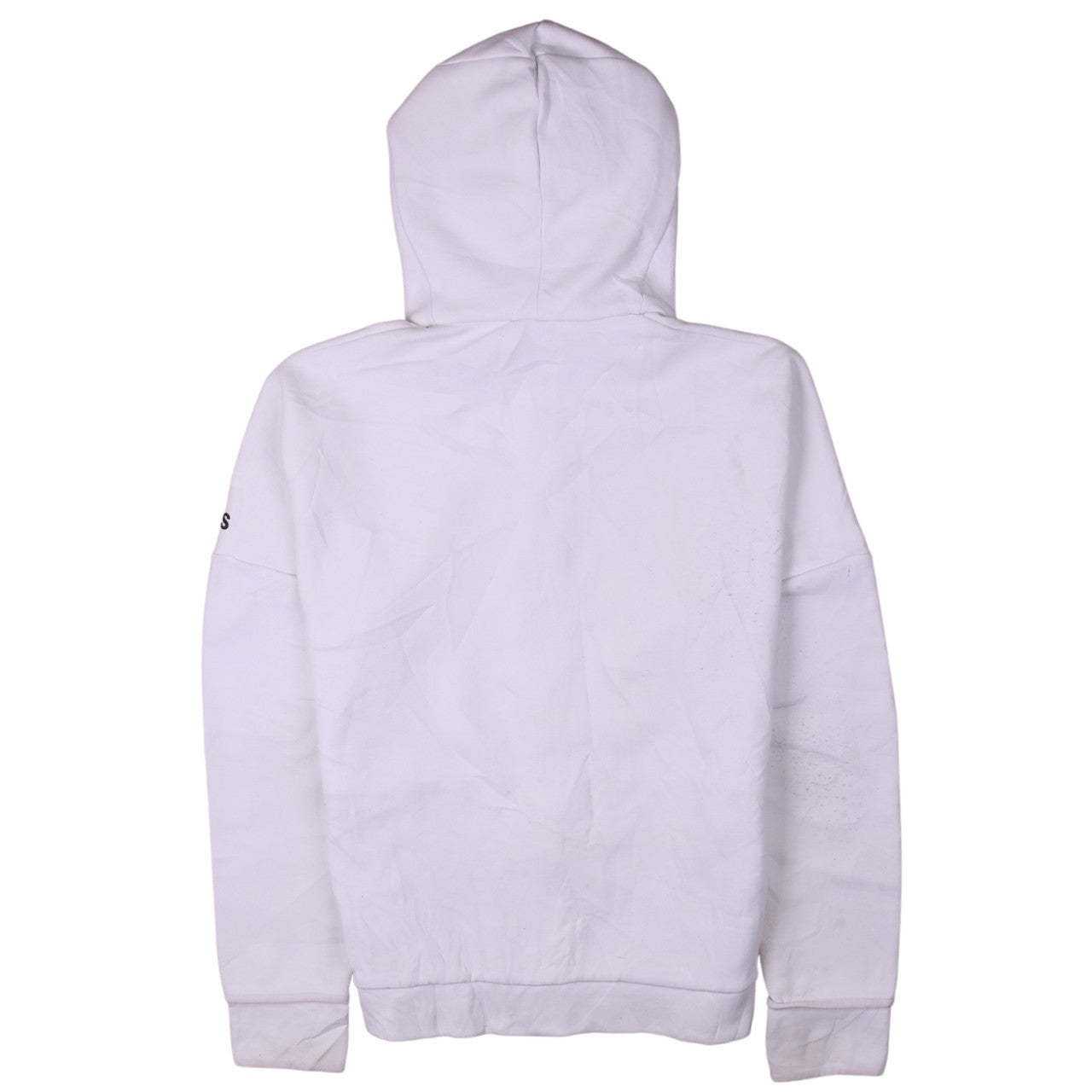 H&M Men's White Graphic Print Pullover Hoodie Size M