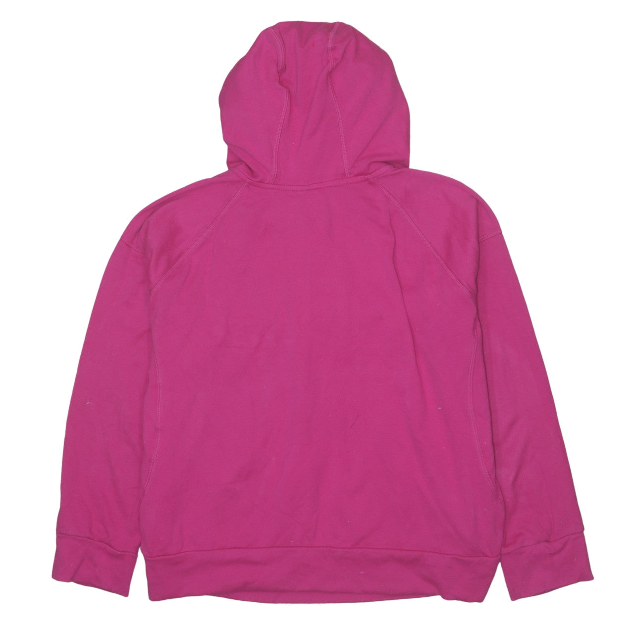 Adidas Girls Pink Pullover Hoodie Size L Fleece Lined Sportswear