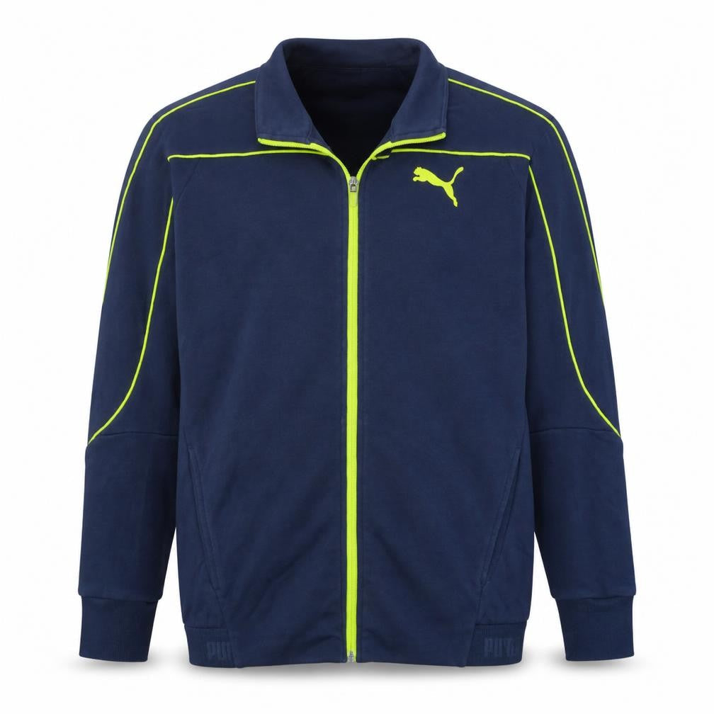 Puma Men's Blue Full Zip Sweatshirt Size S Sportswear Jacket