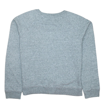 Brand and care label for Levi's boys’ grey logo pullover sweatshirt m lightweight crew neck