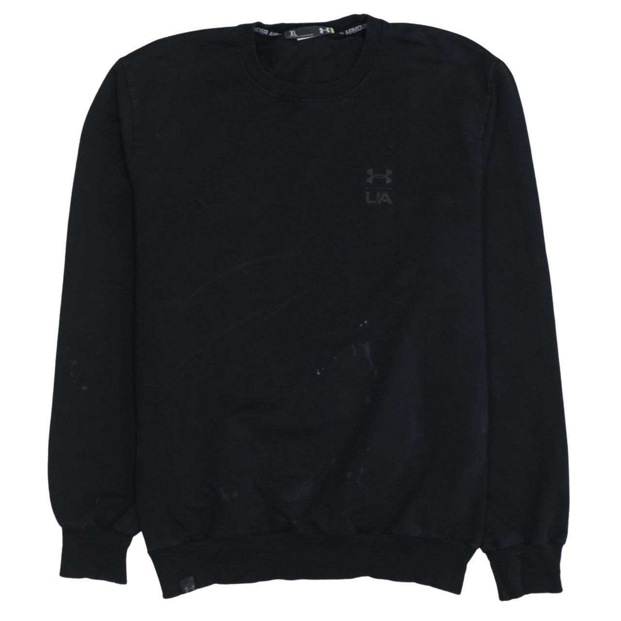 Under Armour Mens Black XL Pullover Crew Neck Sweatshirt