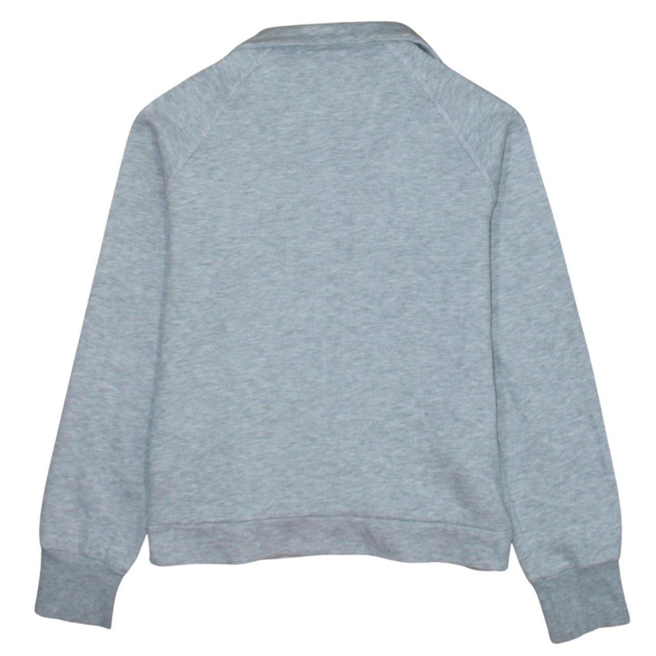 Adidas Womens Grey Full Zip Sweatshirt Size 12 Classic Fit