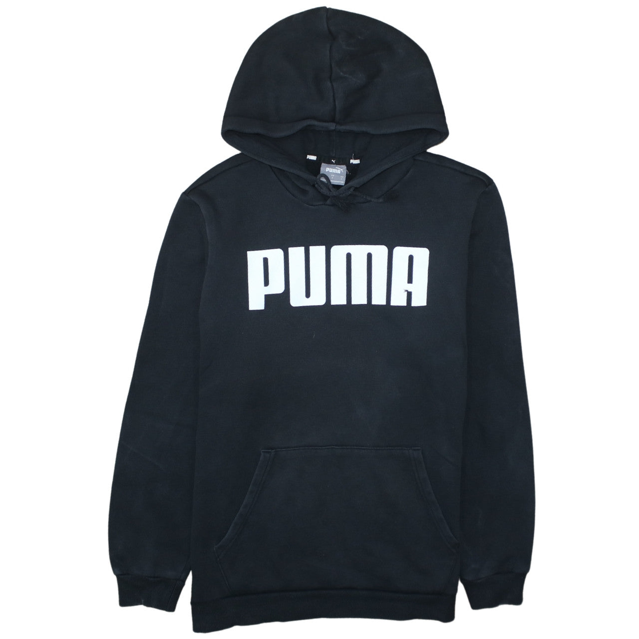 Puma Men's Black Pullover Hoodie L Fleece Sportswear