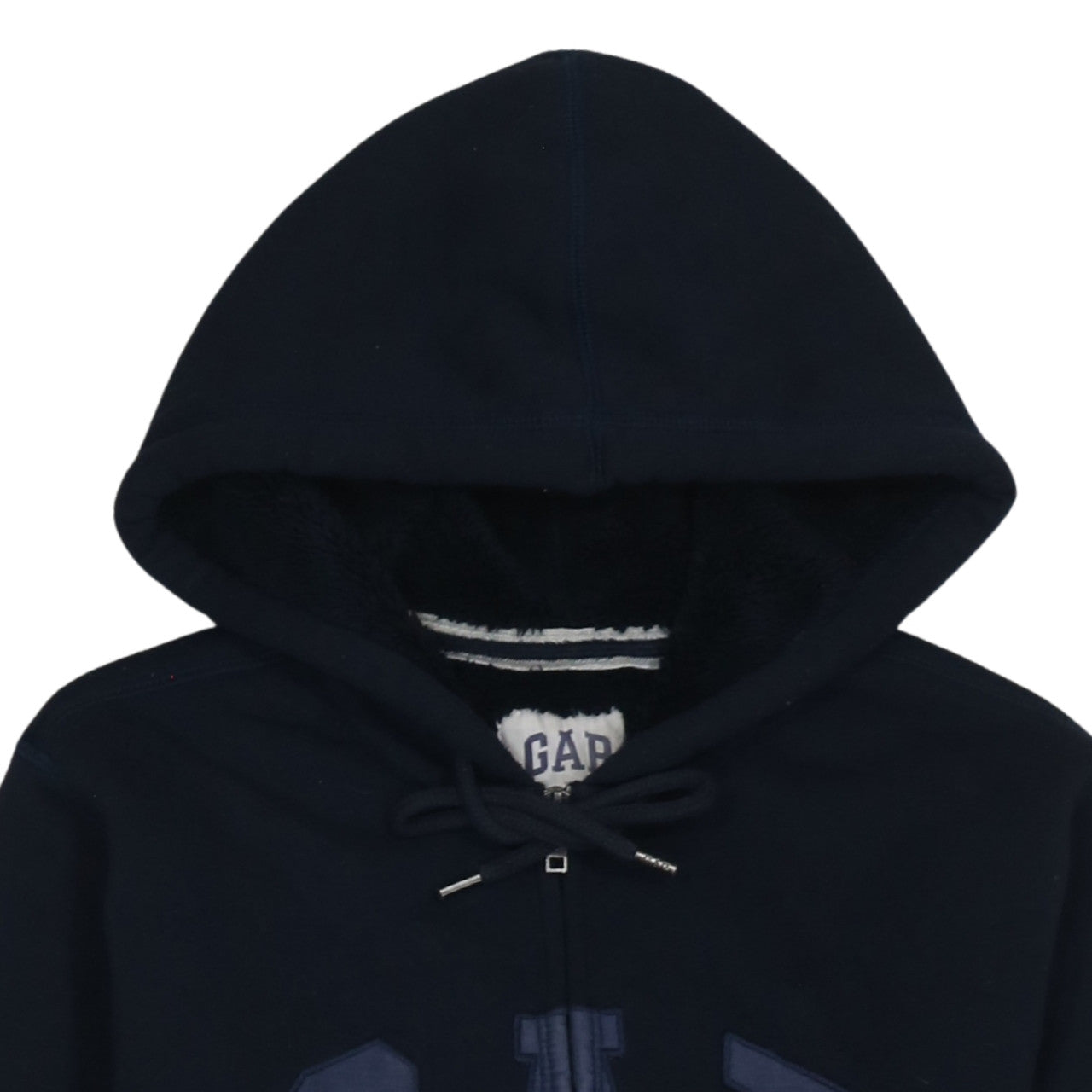 GAP Men's Blue Full Zip Fleece Lined Hoodie Size S