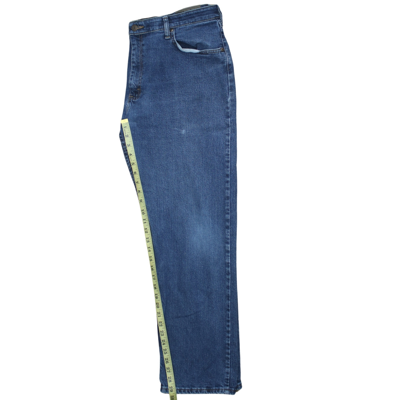 Wrangler Men's Blue Straight Regular Fit Denim Jeans 36W 30L