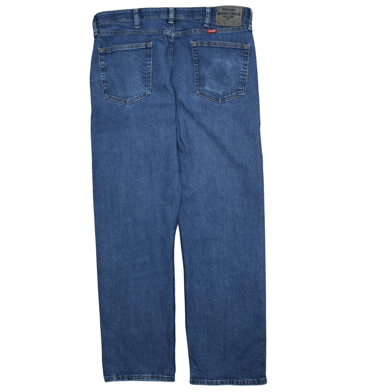 Wrangler Men's Blue Straight Regular Fit Denim Jeans 36W 30L