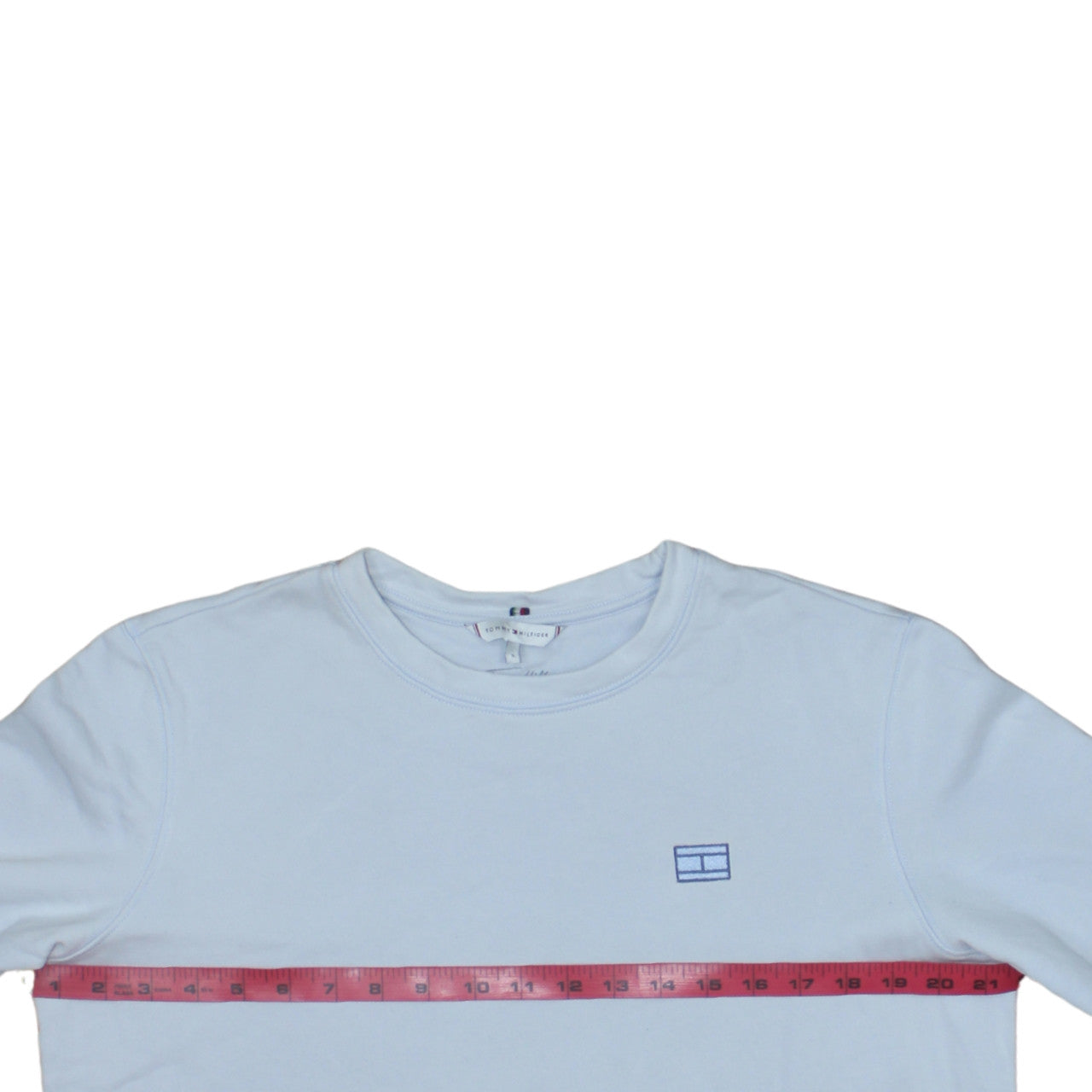 Tommy Hilfiger Men's Blue Small Pullover Sweatshirt Cotton