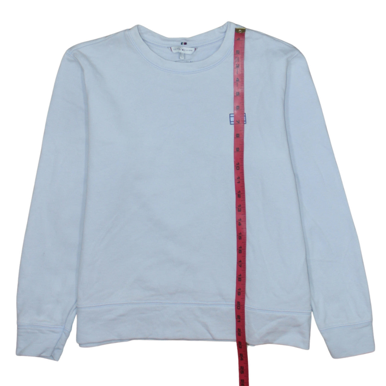 Tommy Hilfiger Men's Blue Small Pullover Sweatshirt Cotton