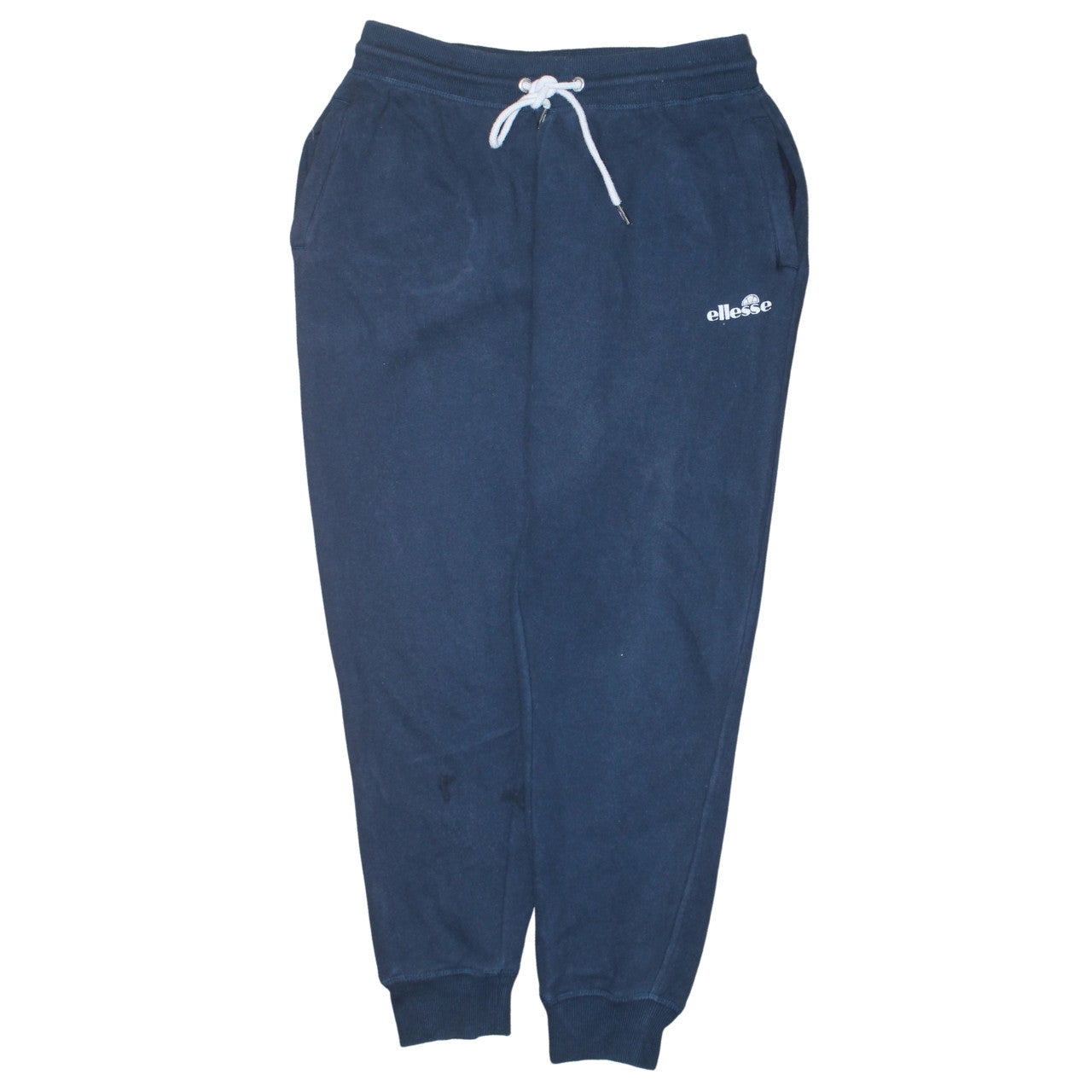 Ellesse Men's Blue Sweatpants Tapered Fit Fleece Joggers Size S