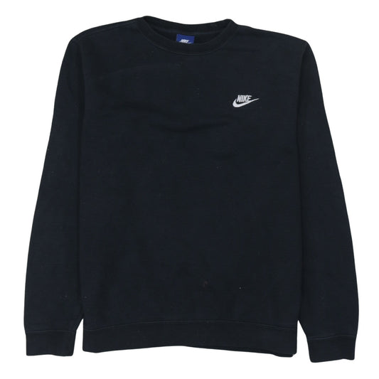 Nike Men's Black Pullover Crew Neck Sweatshirt M Regular Fit