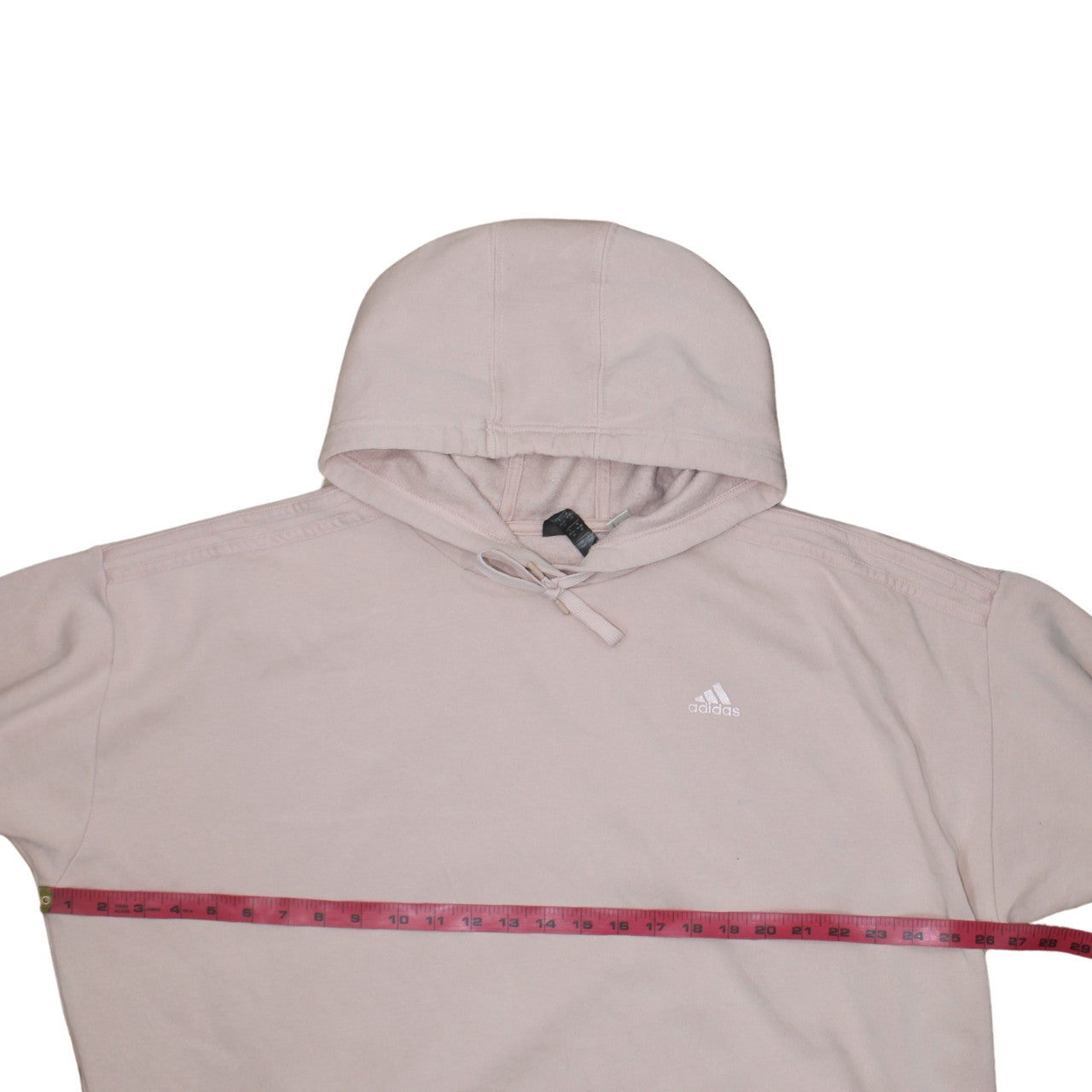 Adidas Women's Beige Pullover Hoodie Size 12/14 Cotton Blend Casual