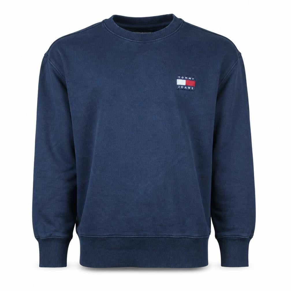 Tommy Jeans Men's Blue XL Pullover Crew Neck Sweatshirt