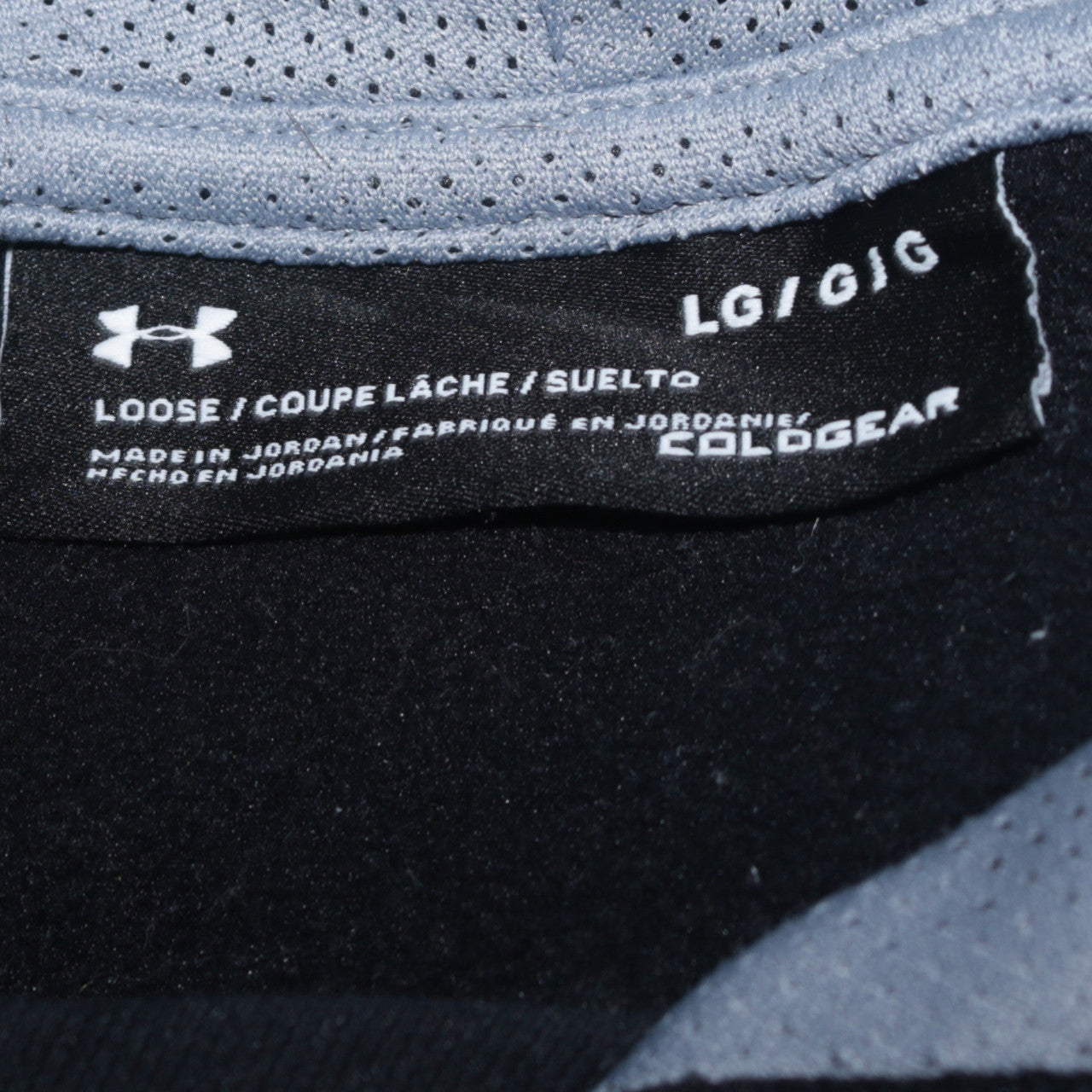 Under Armour Men's Black L Pullover Hoodie ColdGear Fleece Sportswear
