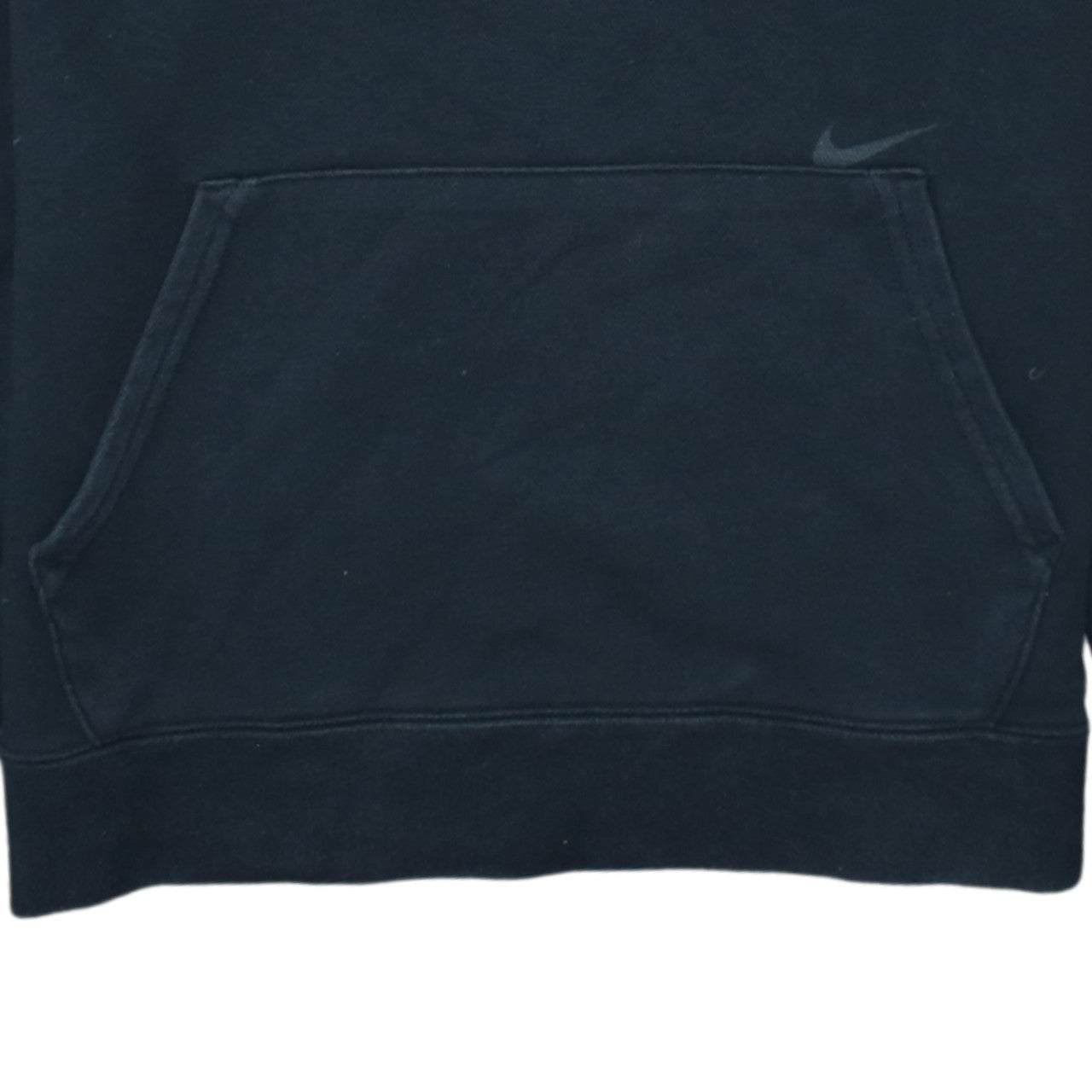 Nike Boys Black XL Pullover Hoodie with White Logo and Kangaroo Pocket