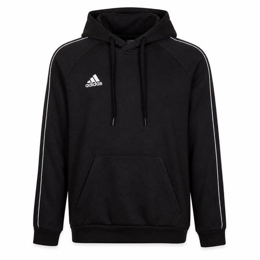 Adidas Men's Black Pullover Hoodie Size M Sports Fleece Jumper