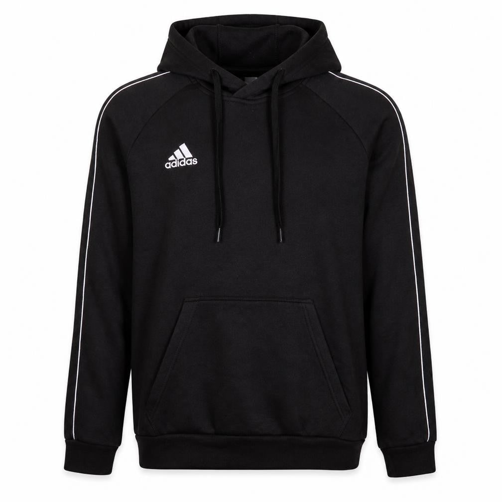 Adidas Men's Black Pullover Hoodie Size M Sports Fleece Jumper