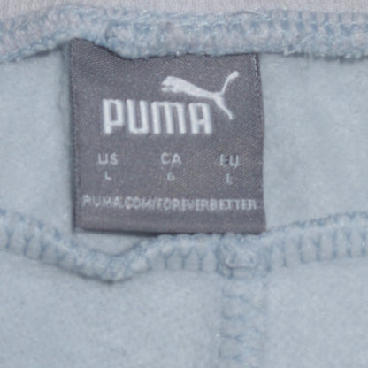 Additional view of Puma Women's Light Blue Jogger Sweatpants, size L, Comfy Casual