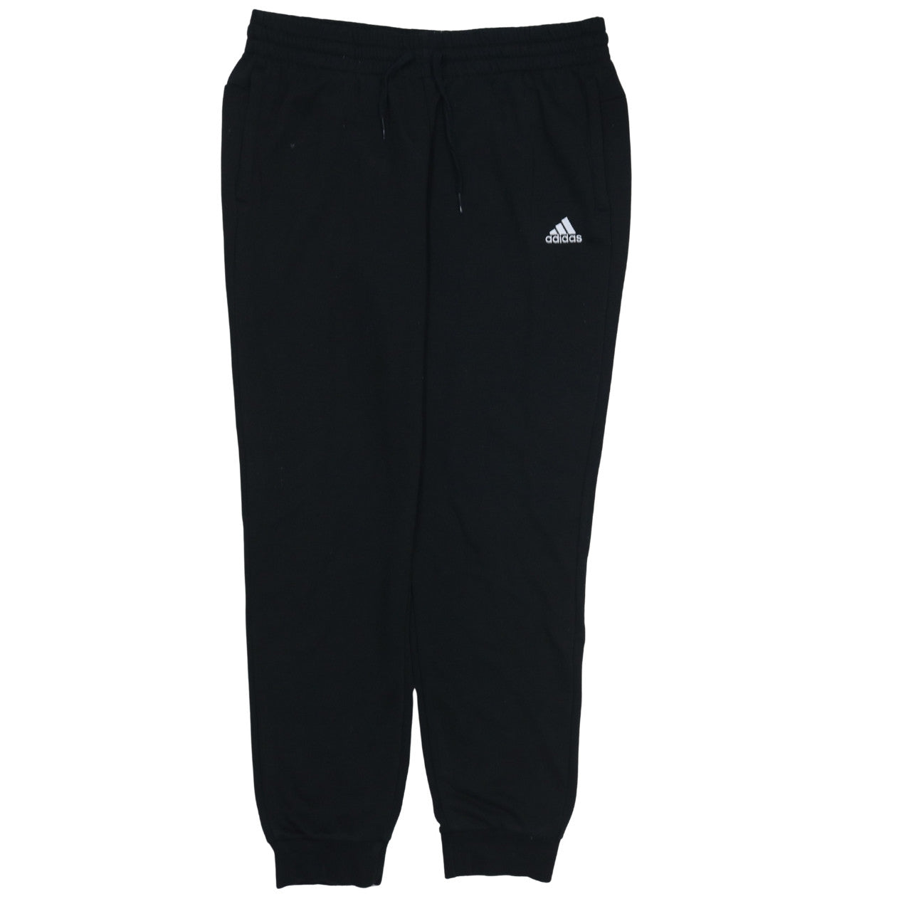Adidas Women Black L 16-18 Jogger Sweatpants Elastic Waist Pockets