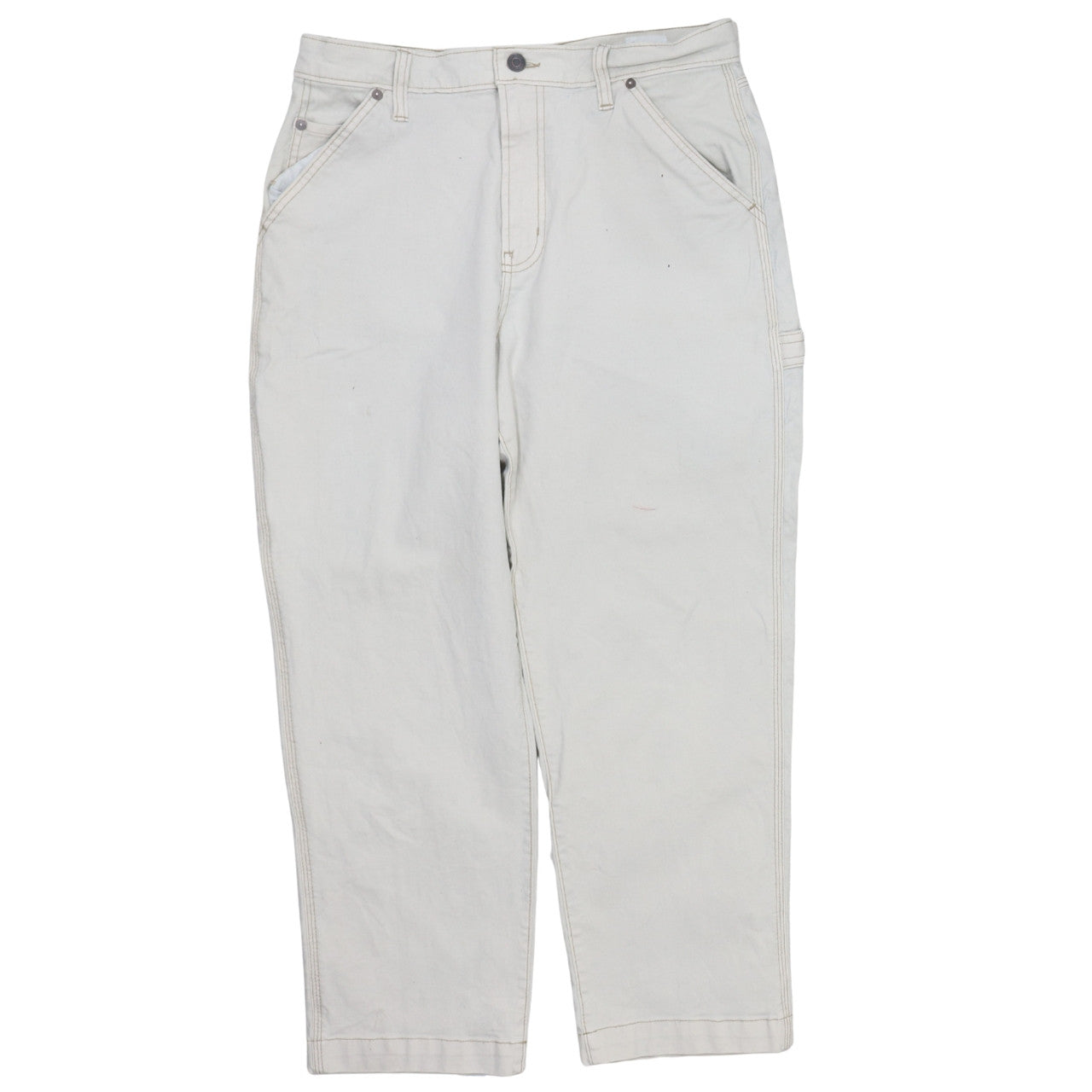 GAP Women’s Ivory Straight Leg Jeans Size 14 Regular Fit
