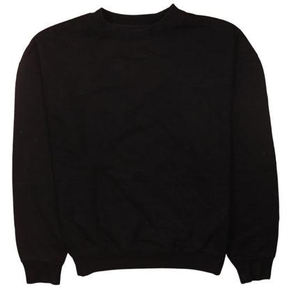 Additional front view of Lee Cooper Men's Black Small Pullover Crew Neck Sweatshirt
