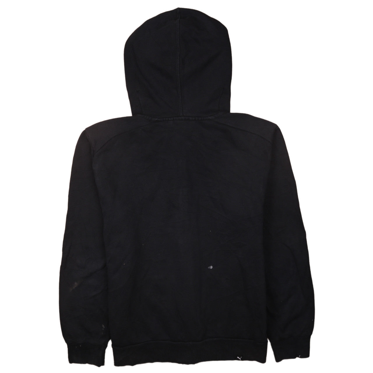 Puma Men's Black Full Zip Hoodie Size S Graphic Logo Sportswear