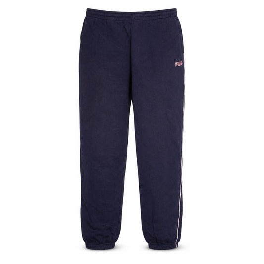 Front view of Fila Men's Blue XL Italy Logo Sweatpants Fleece Joggers