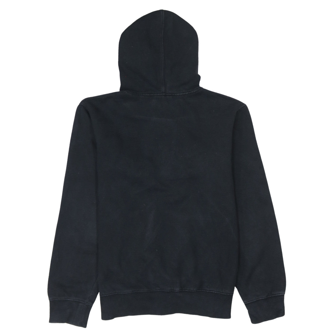 Fila Men's Black Pullover Hoodie Size S Regular Fit Logo Fleece Sweatshirt