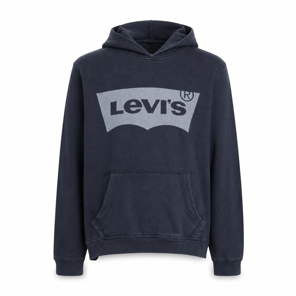 Levi's Boys Navy Blue Pullover Hoodie Age 16 Graphic Logo Cotton