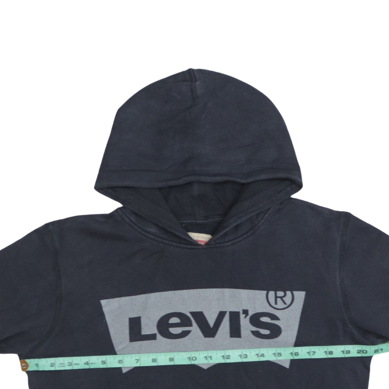 Levi's Boys Navy Blue Pullover Hoodie Age 16 Graphic Logo Cotton