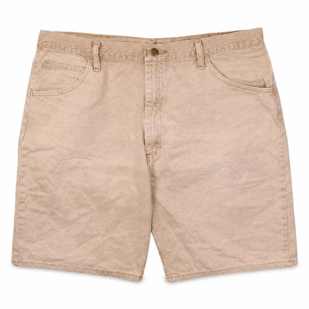 Wrangler Men Beige Relaxed Fit Chino Shorts Size XL (40) Casual