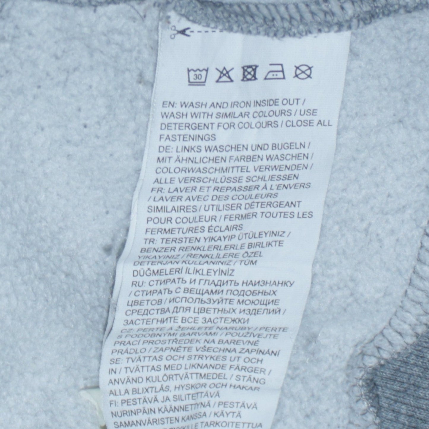 Puma Boys Grey Full Zip Hoodie Size 13-14 Years Graphic Print Sportswear