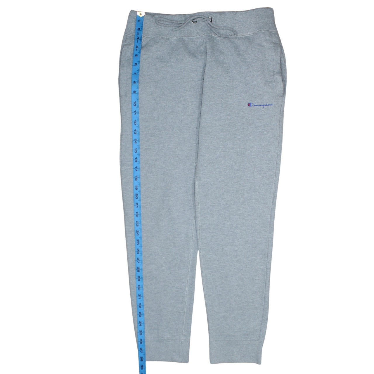 Champion Men's Grey Jogger Trousers Medium Cotton Blend