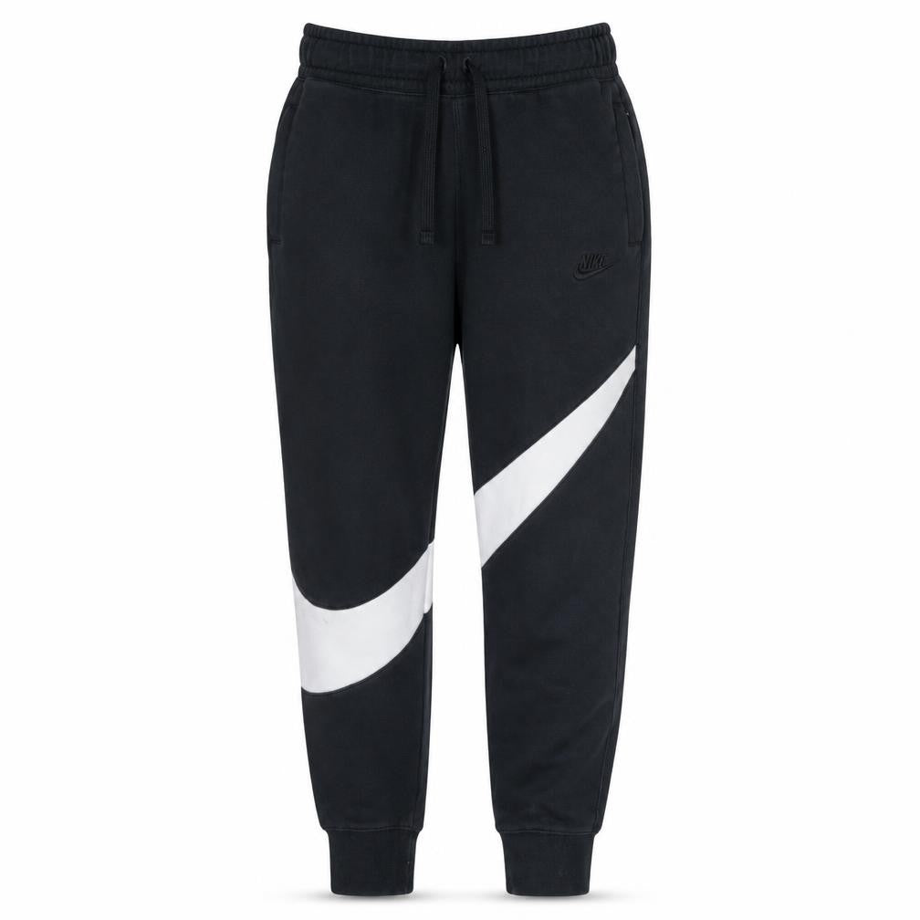 Nike Men's Black Jogger Sweatpants Small Logo Tapered Fit