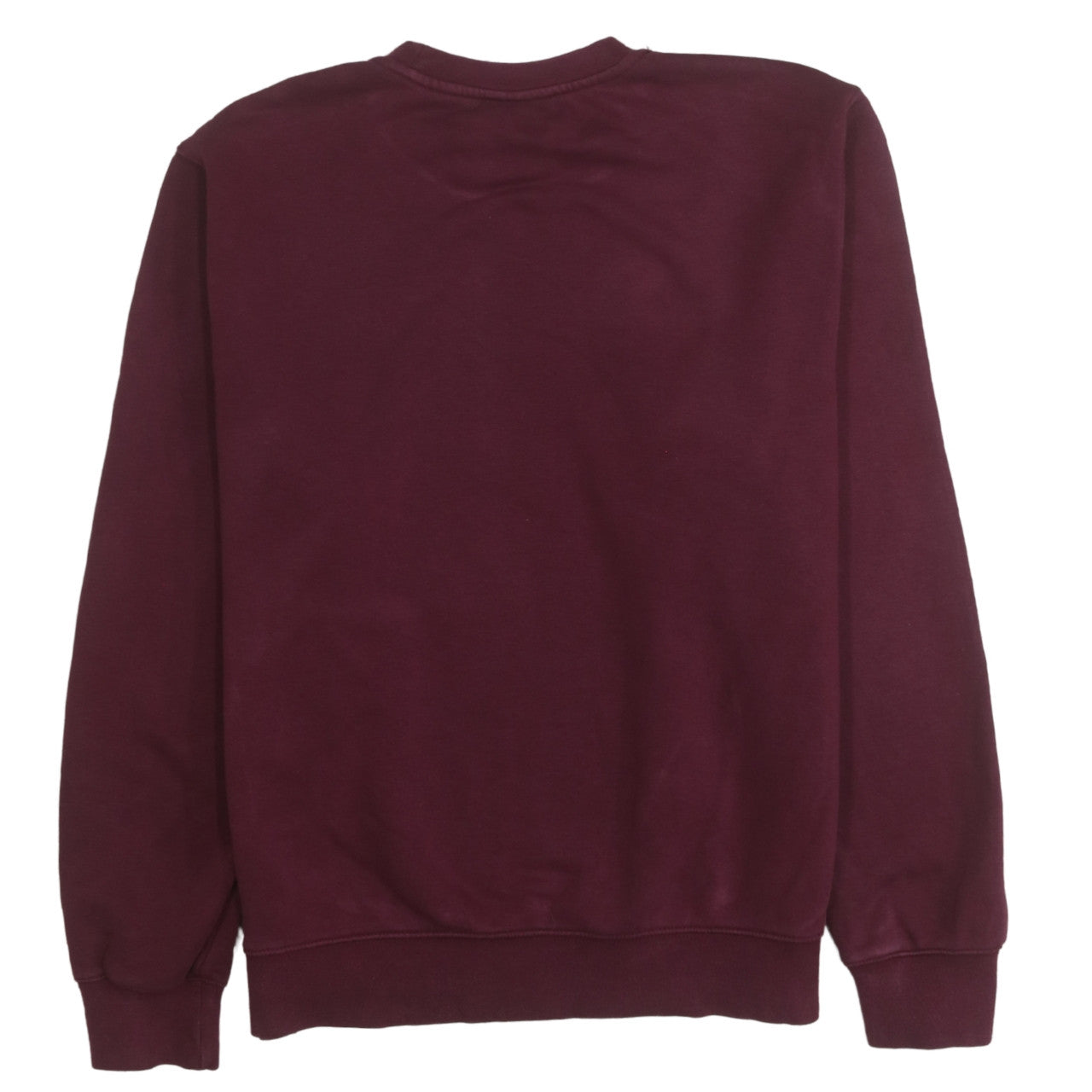 Nike Men Red Crew Neck Long Sleeve Fleece Sweatshirt Size S